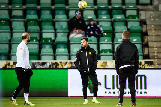 Hammarbys Kennedy Bakircioglu och Hammarbys Jiloan Hamad