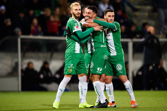 Hammarbys Nikola Djurdjic, Jeppe Andersen, Simon Sandberg
