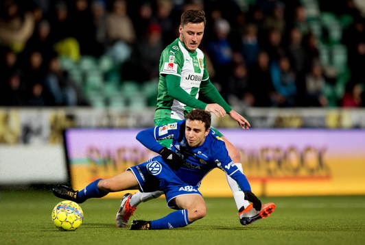 Hammarbys Jeppe Andersen och Sundsvalls David Haro Iniesta