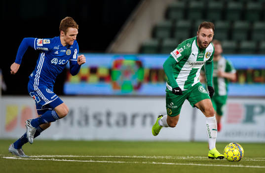 Sundsvalls David Myrestam och Hammarbys Muamer Tankovic