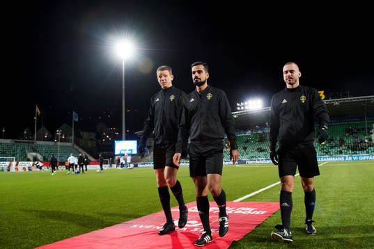 Domare Daniel Wärnmark, Mohammed Al Hakim och Joakim Amri