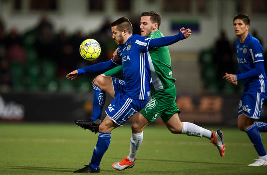Sundsvalls Juan Jose Ciercoles Sagra och Hammarbys Jeppe