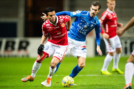 Kalmars Romário Pereira Sipião och Trelleborgs Freddie