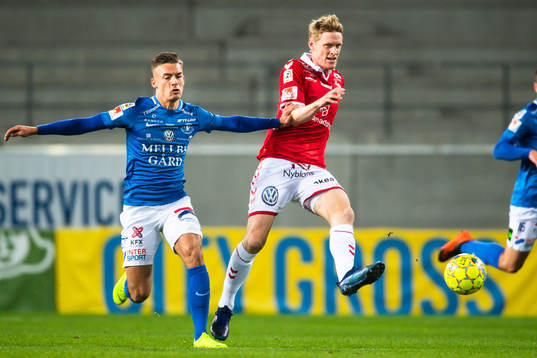 Kalmars Rasmus Elm och Trelleborgs Felix Hörberg