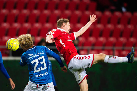 Trelleborgs Freddie Brorsson och Kalmars Rasmus Elm