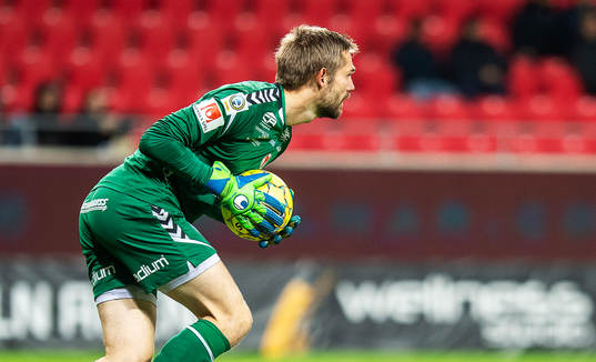 Kalmars målvakt Lucas Hägg-Johansson