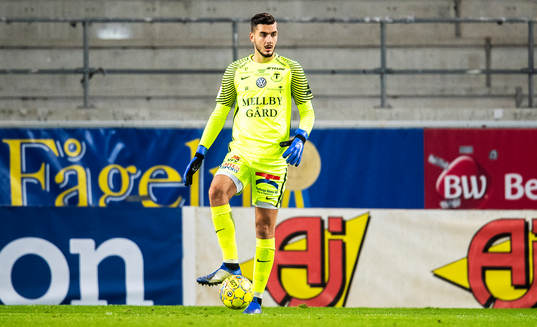 Trelleborgs målvakt Marko Johansson