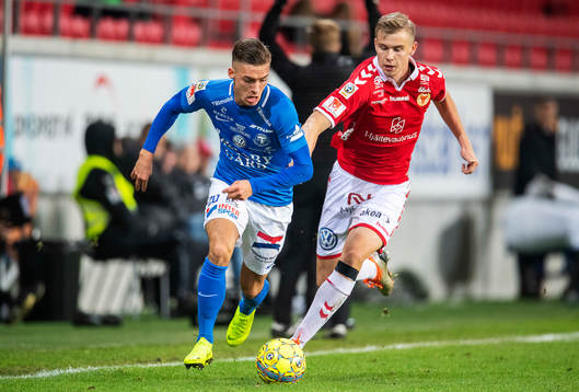 Kalmars Nils Fröling och Trelleborgs Felix Hörberg