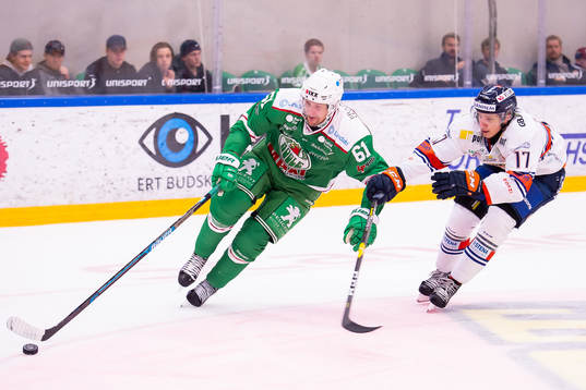 Rögles Jonas Ahnelöv och Växjös Jonas Röndbjerg