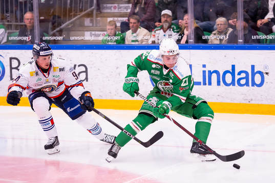 Rögles Nils Höglander och Växjös Joel Persson