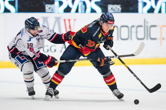 Linköpings Joe Whitney och Djurgårdens Jesper Pettersson