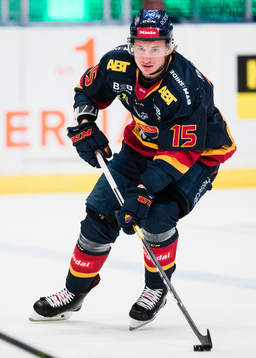 Djurgårdens Jakob Lilja med pucken