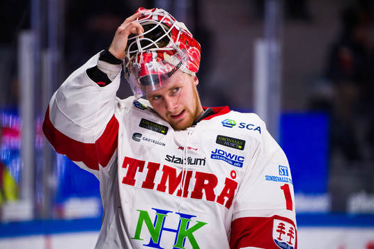 Timrås målvakt Victor Brattström
