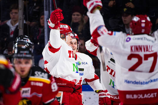 Timrås Anton Wedin jublar