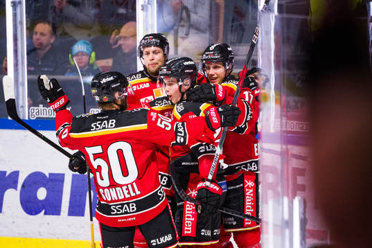 Luleås Daniel Sondell, Johan Harju, Nils Lundkvist och