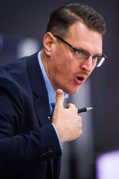 Timrås assisterande tränare Johan Thelin