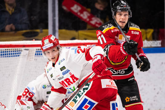 Timrås Johannes Kinnvall och Luleås Petter Emanuelsson