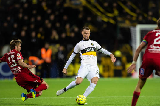 s Alexander Milosevic  och Östersunds Ludvig Fritzson