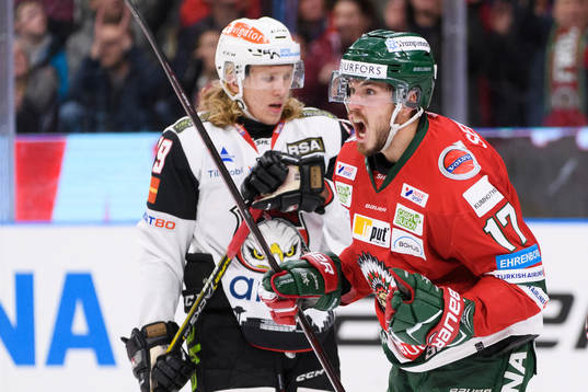 Malmö Redhawks Marcus Sylvegård deppar samtidigt som