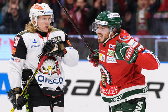 Malmö Redhawks Marcus Sylvegård deppar samtidigt som