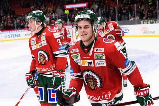 Frölundas Samuel Fagemo tackar publiken