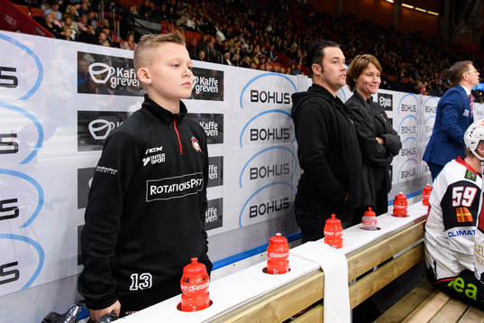 Elliot, son till Jesper Mattsson (ej i bild) som praktikant