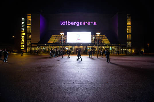 Exteriör bild på Löfbergs Arena