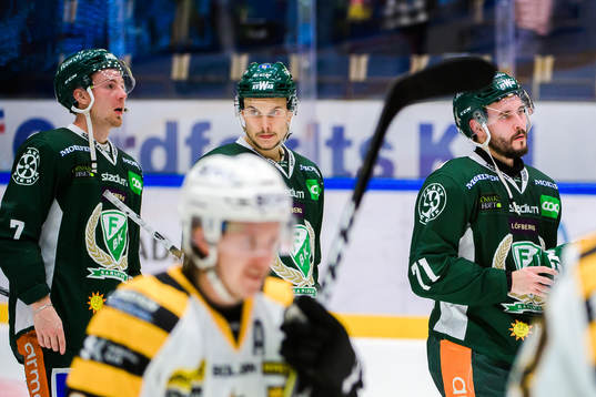 Färjestads Johan Ivarsson, Theodor Lennström och Jesse