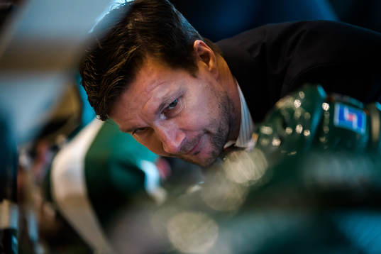 Färjestads tränare Johan Pennerborn
