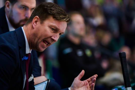 Färjestads tränare Johan Pennerborn