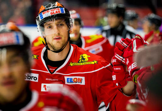 Örebros Anton Hedman jublar 5-1