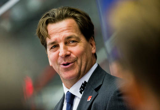 Örebros assisterande tränare Petri Liimatainen är glad