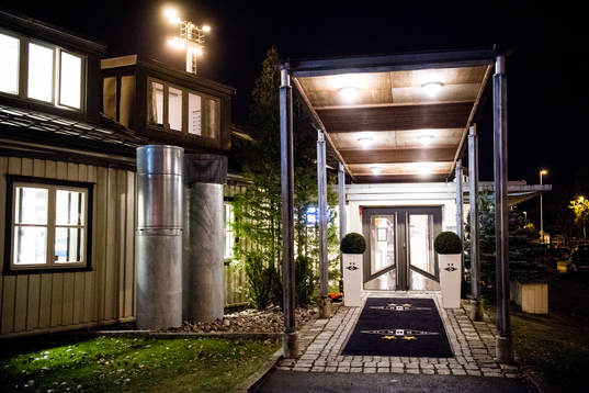 The entrance of the RBK office "Brakka"