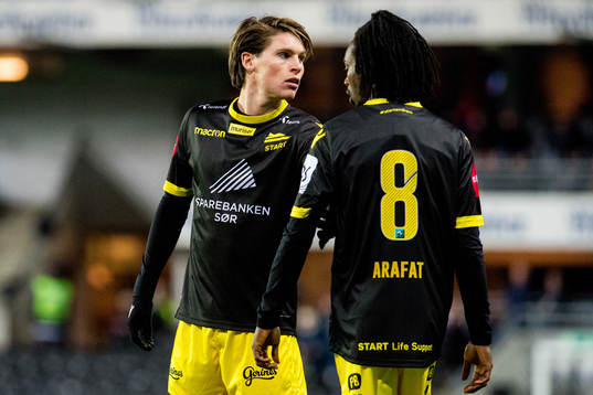 Kasper Skaanes and Ibrahim Arafat Mensah of Start