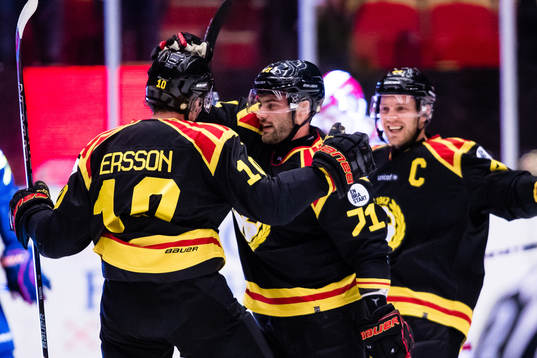 Brynäs Marcus Ersson jublar