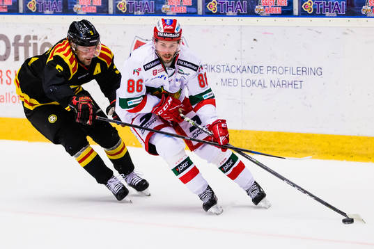 Moras Mathias Bromé och Brynäs Lukas Kilström