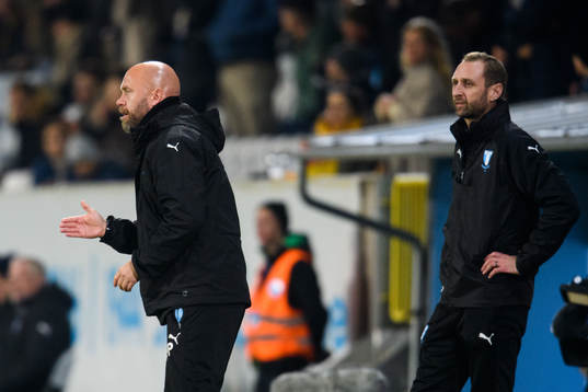 Malmö FFs assisterande tränare Olof Persson och