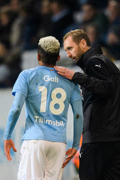Malmö FFs assisterande tränare Andreas Georgson och