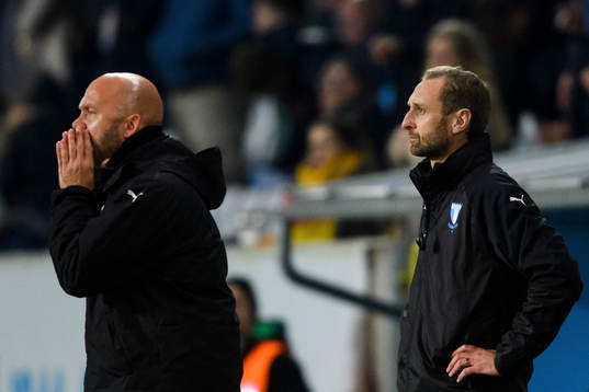 Malmö FFs assisterande tränare Olof Persson och