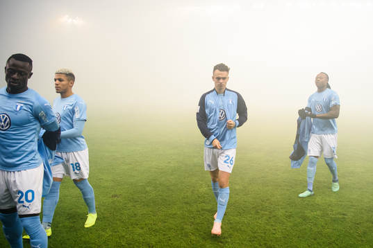 Malmö FFs Bonke Innocent, Romain Gall, Andreas Vindheim