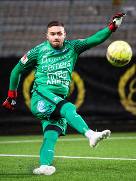 Norrbys målvakt Mergim Krasniqi