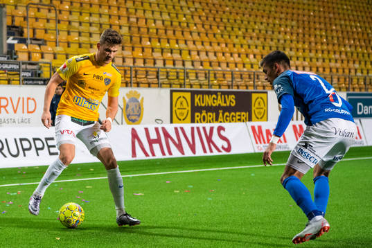 Falkenbergs Erik Pärsson och Norrbys Abbas Mohamad