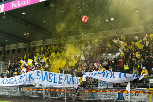 under fotbollsmatchen i Superettan mellan Norrby och