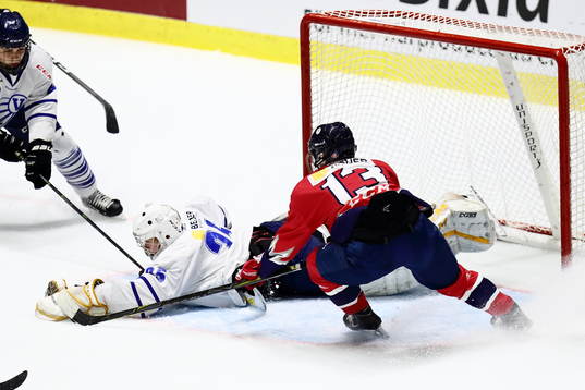 Västerbottens målvakt Nils Wallström