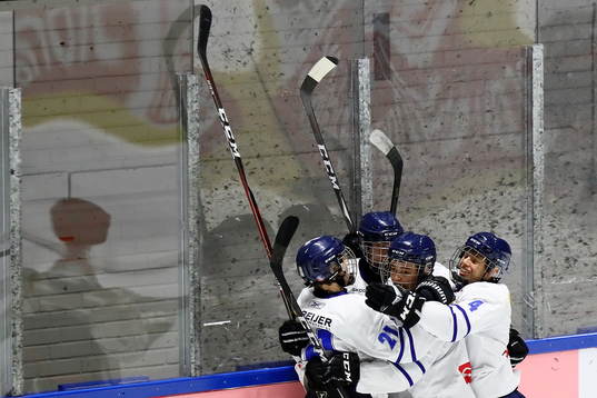 Västerbottens spelare jublar