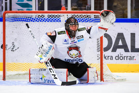 Malmö Redhawks målvakt Oscar Alsenfelt