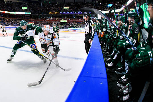 Färjestads Theodor Lennström och Malmö Redhawks Emil