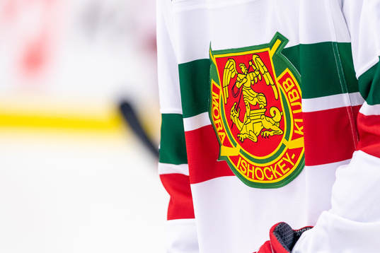 Moras klubbmärke på en matchtröja