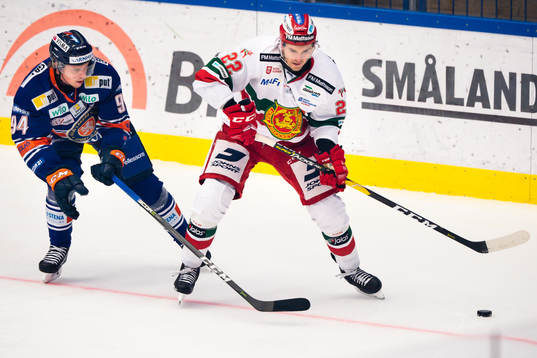 Växjös Joel Persson och Moras Matt Bailey