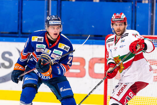 Växjös Filip Cederqvist och Moras Ryan Johnston
